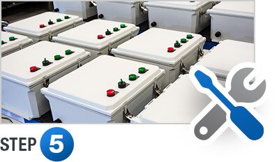 Once you approve drawings, the custom control panel project enters production and is completed with industry-leading times.