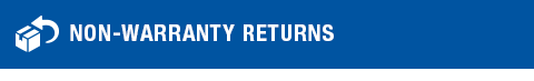 Non-Warranty Returns
